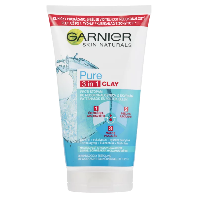 Garnier Skin Naturals Pure arctisztító gél 3 in1 150 ml