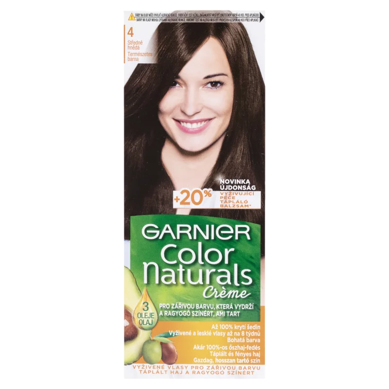 Garnier Color Naturals Tartós hajfesték 4 Természetes barna