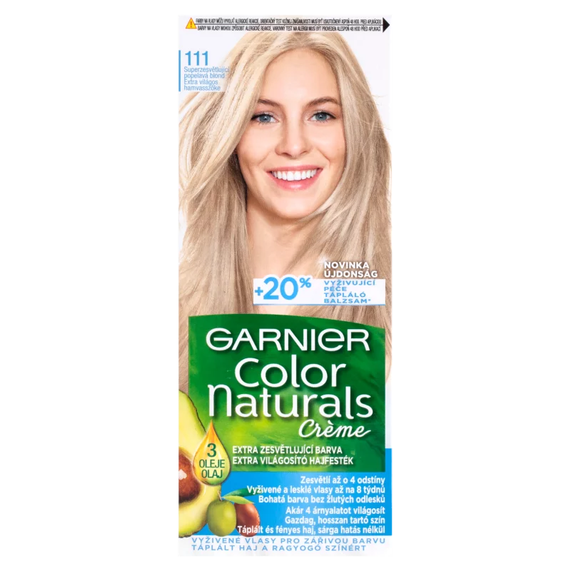 Garnier Color Naturals Tartós hajfesték 111 Extra világos hamvasszőke