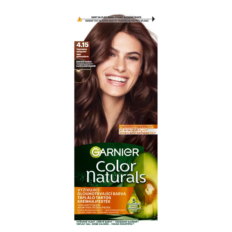 Garnier Color Naturals Tartós hajfesték 4 .15 Jeges gesztenyebarna