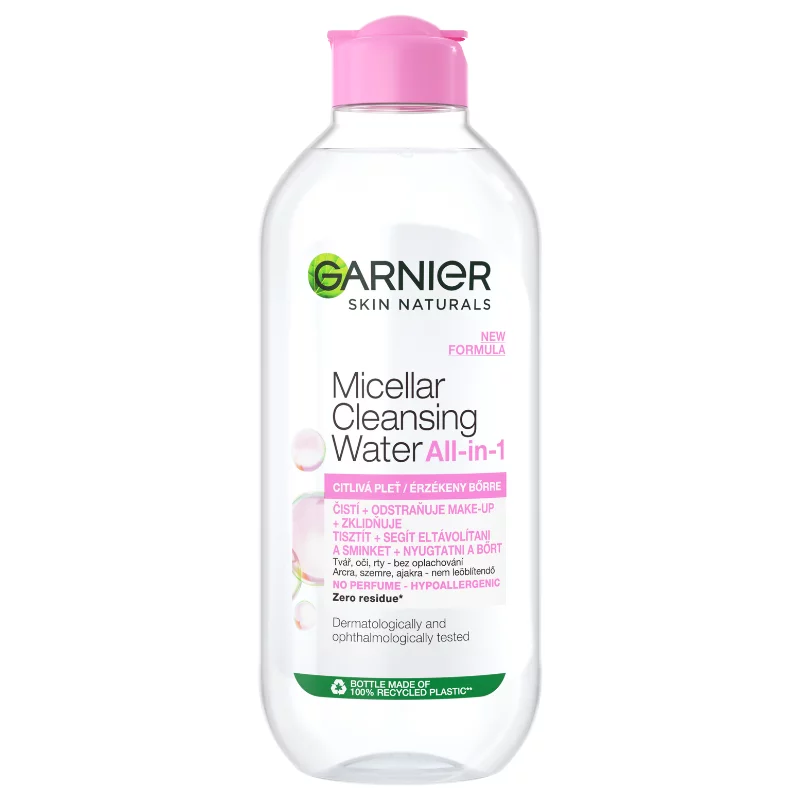 Garnier Skin Naturals Micellás Víz 3 in1 Érzékeny Bőrre 400 ml
