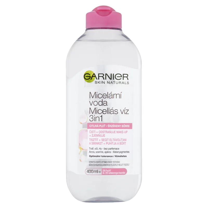 Garnier Skin Naturals Micellás Víz 3 in1 Érzékeny Bőrre 400 ml