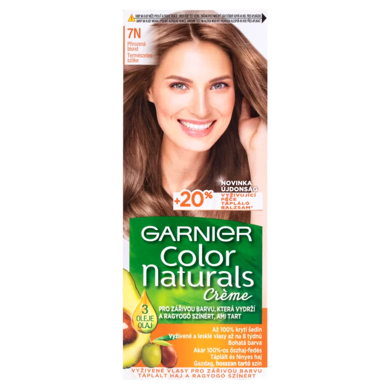Garnier Color Naturals Tartós hajfesték 7 N Természetes szőke