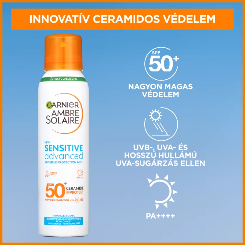 Garnier Ambre S. naptej aersol 150ml Sensitive Advanced SPF50+