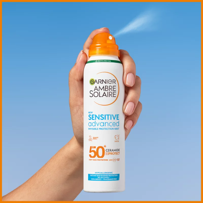 Garnier Ambre S. naptej aersol 150ml Sensitive Advanced SPF50+