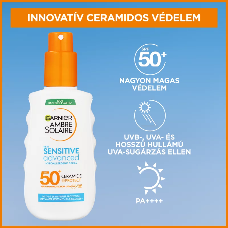 Garnier Ambre S. naptej spray 150ml Sensitive Advances SPF50+