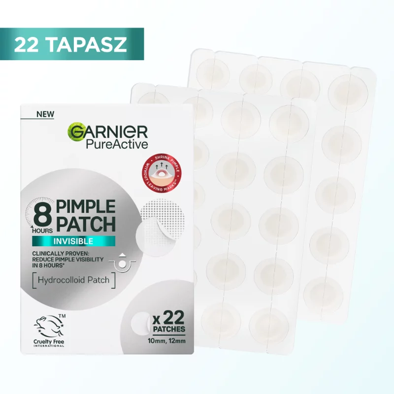 Garnier tapasz 22db pattanásokra Pure Active Pimple Patch