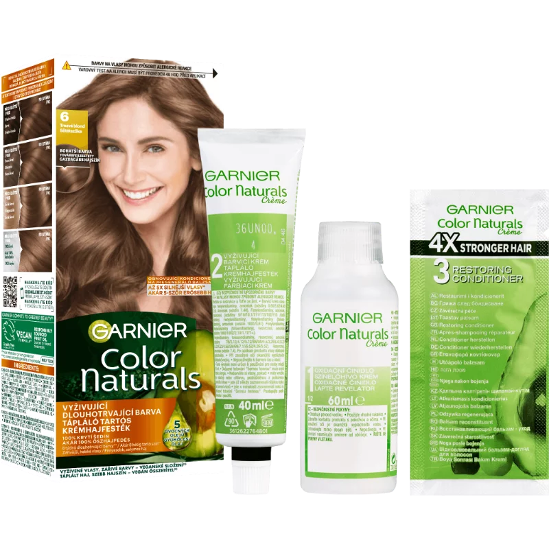 Garnier Color Naturals tartós hajfesték 6 sötétszőke