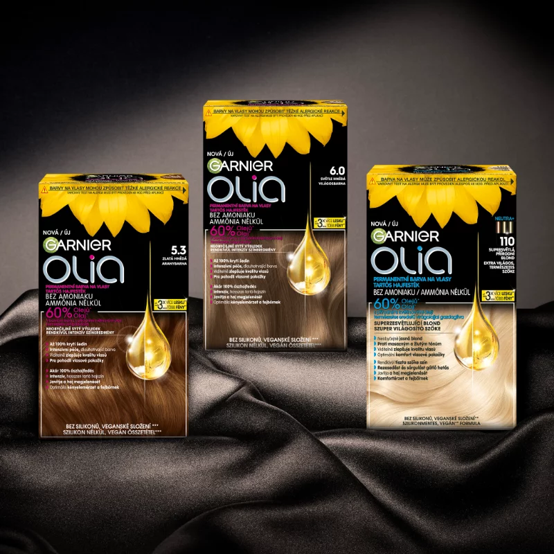 Garnier Olia tartós hajfesték 6.0 Világosbarna