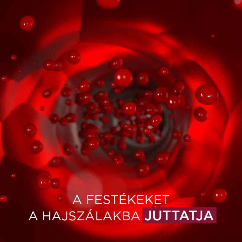 Garnier Olia tartós hajfesték 7.25 rubinvörös