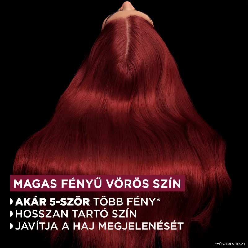 Garnier Olia tartós hajfesték 7.25 rubinvörös