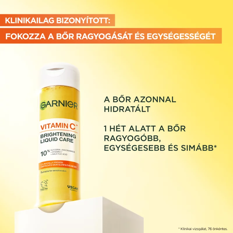 Garnier Vitamin C* ragyogásfokozó esszencia, 120ML