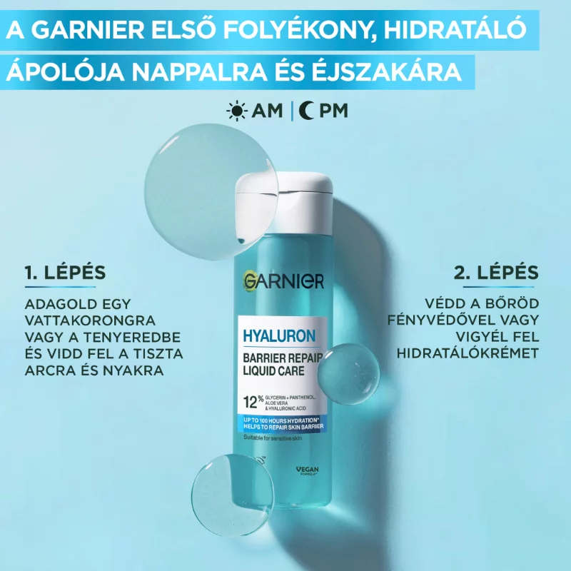 Garnier Hyaluron Bőrbarrier Regeneráló Esszencia, 120 ml 4o