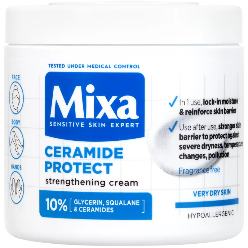 Mixa testápoló 400ml Ceramide Protect hidratáló