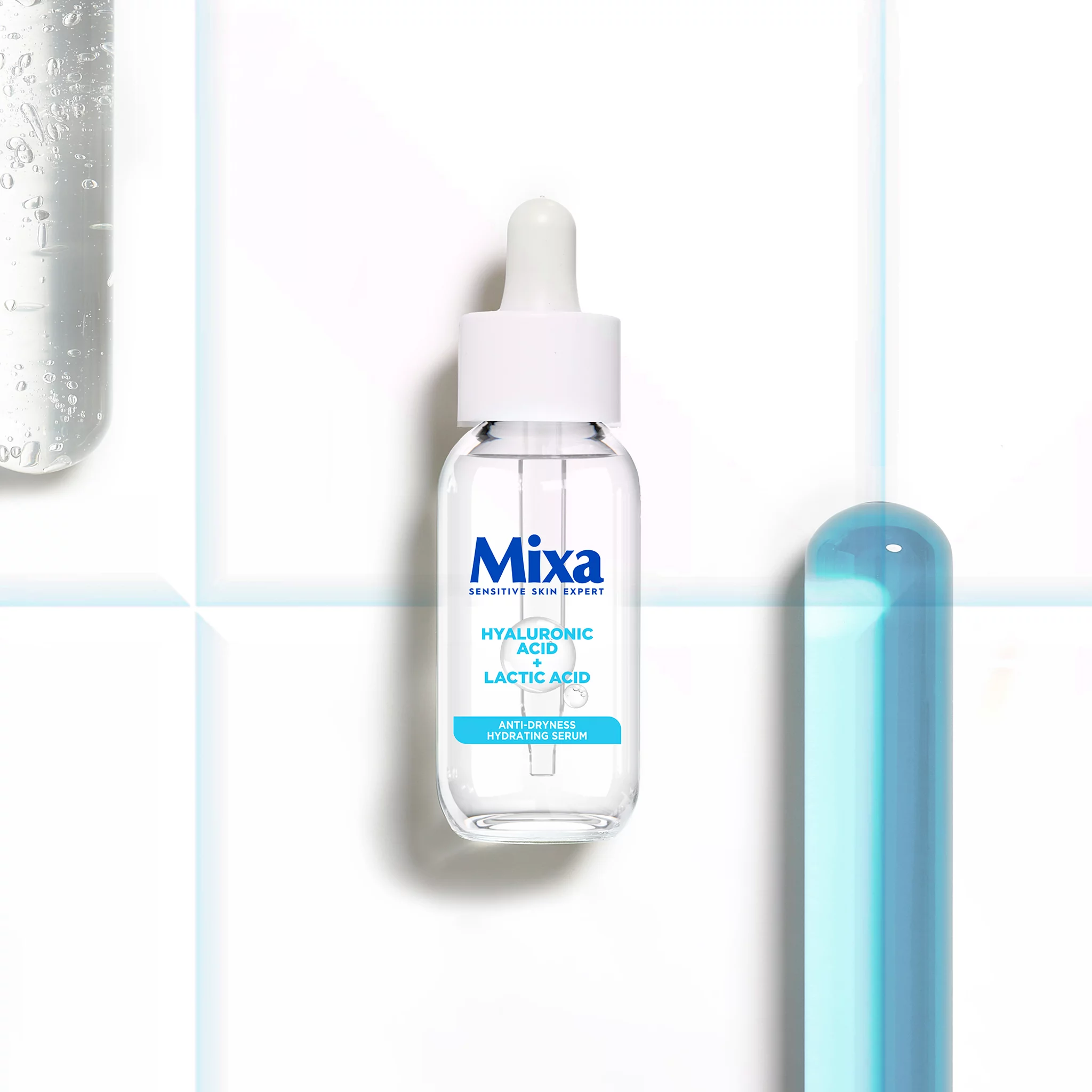 Mixa arcszérum 30ml Hyaluronic Acid és Lactic Acid Anti Dryness 