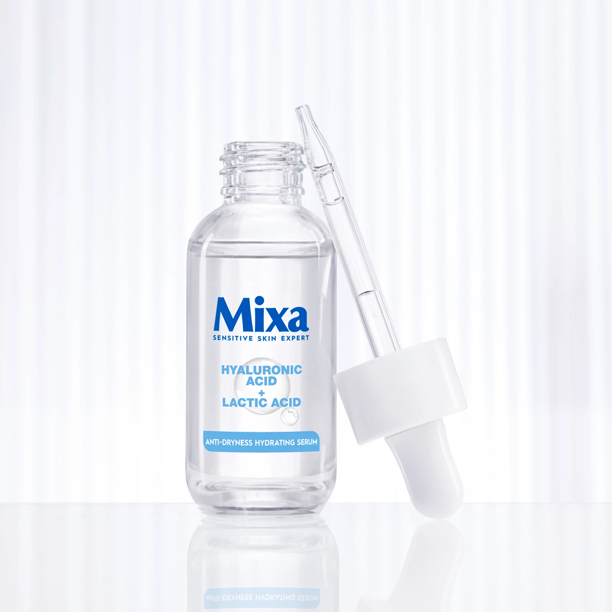 Mixa arcszérum 30ml Hyaluronic Acid és Lactic Acid Anti Dryness 