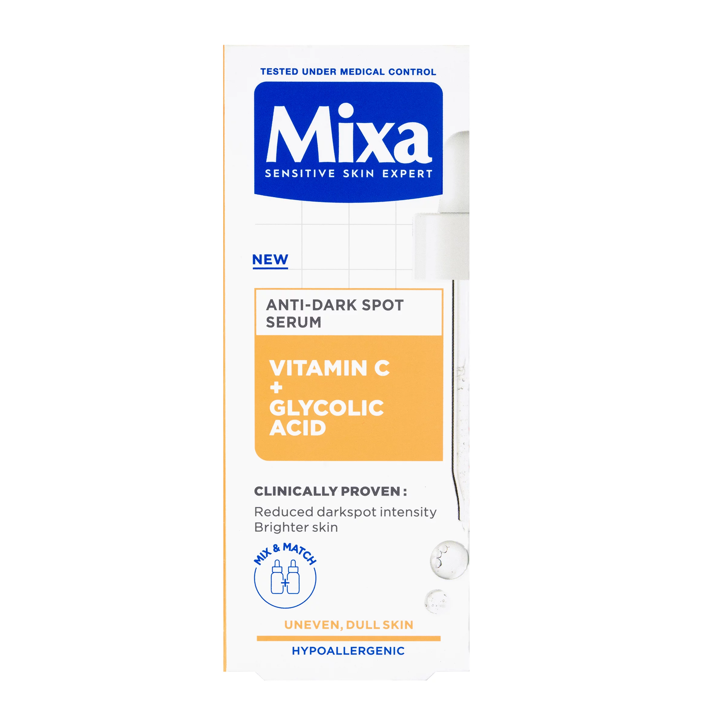 Mixa arcszérum 30ml C-Vitamin és Glycolic Acid Anti Dark Spot