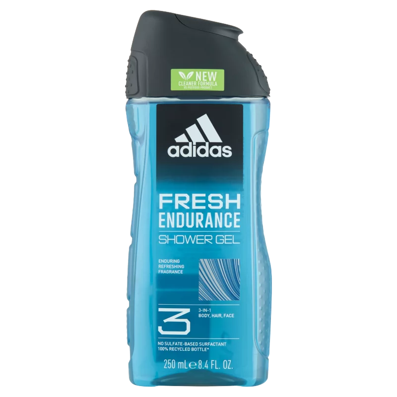 Adidas Fresh Endurance 3 az 1-ben test, haj & arc tusfürdő 250 ml