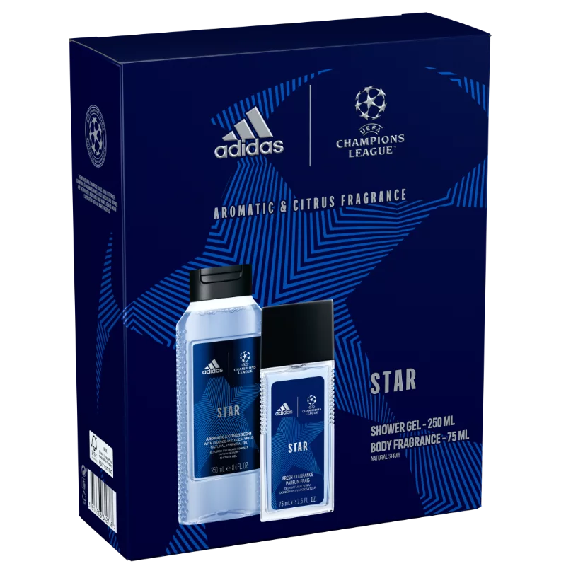 Adidas ajándékcs. UEFA 10 DNS 75ml + tusf. 250ml férfi