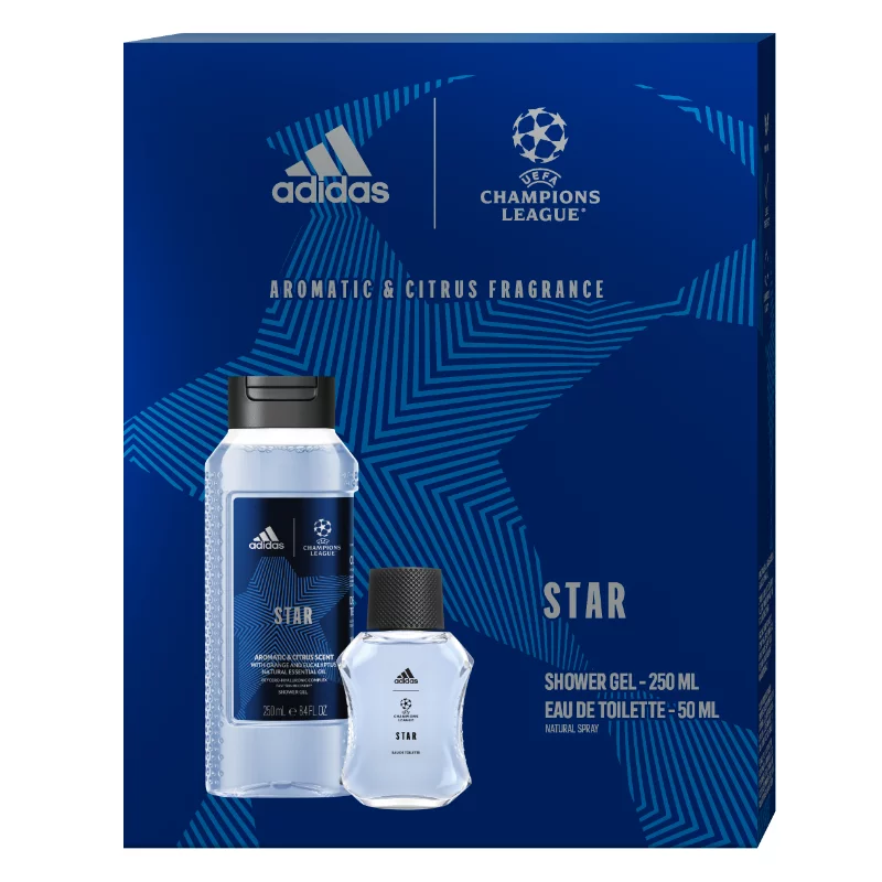 Adidas ajándékcs. UEFA 10 Edt 50ml + tusf. 250ml férfi