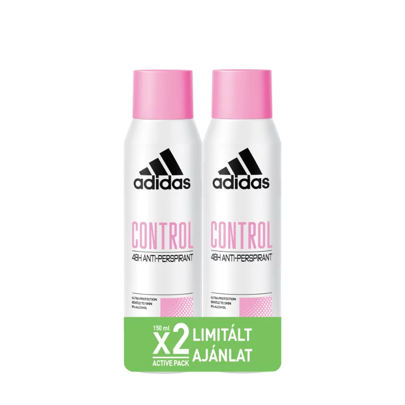 Adidas deo spray 2x150ml Control női