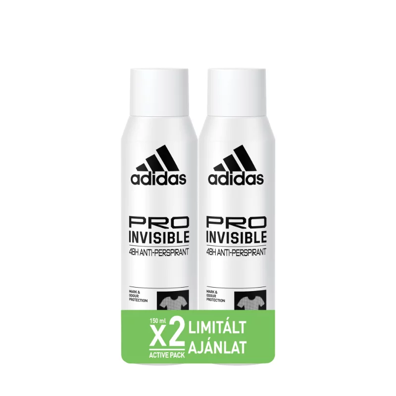 Adidas deo spray 2x150ml Pro Invisible női