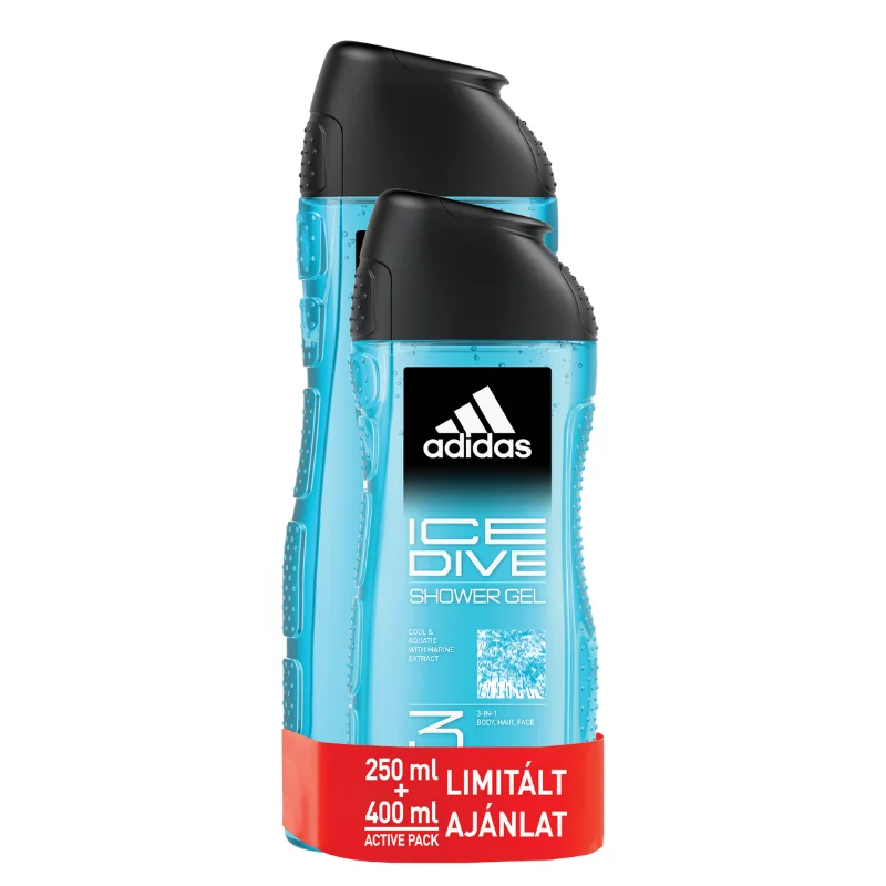 Adidas tusfürdő 400+250ml Ice Dive férfi