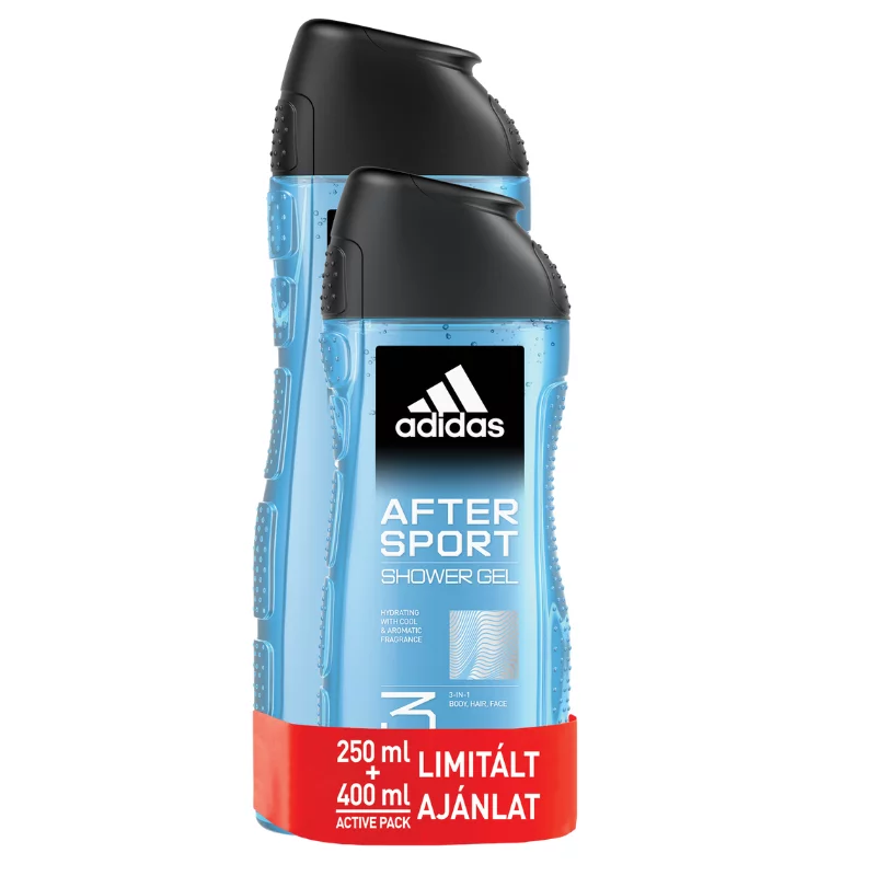 Adidas tusfürdő 400+250ml After Sport férfi