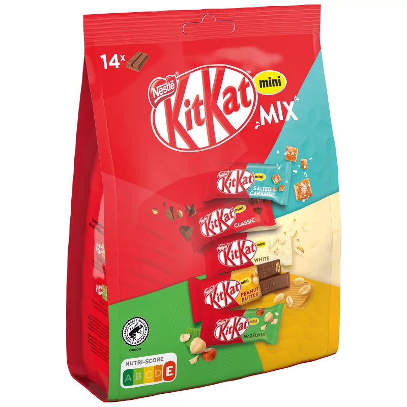 Kit Kat csokoládé szelet válogatás 197,4g mini mix