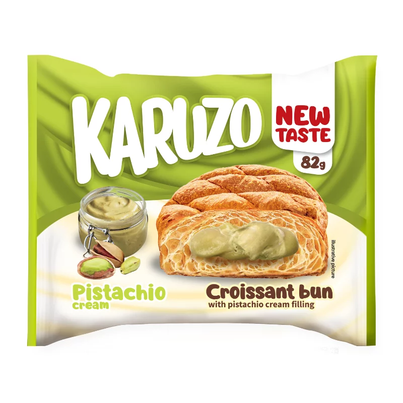 Karuzo pistachio cream pita 82g pisztáciás töltelékkel