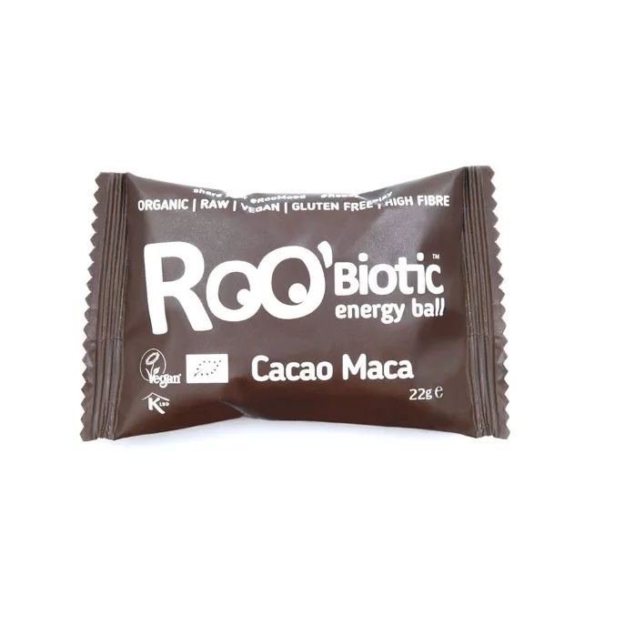 Roobar nyers energiagolyó 22g kakaó-maca Bio