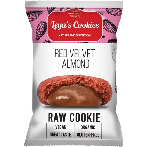Leya's Cookies nyers sütemény 25g mandulavajas 
