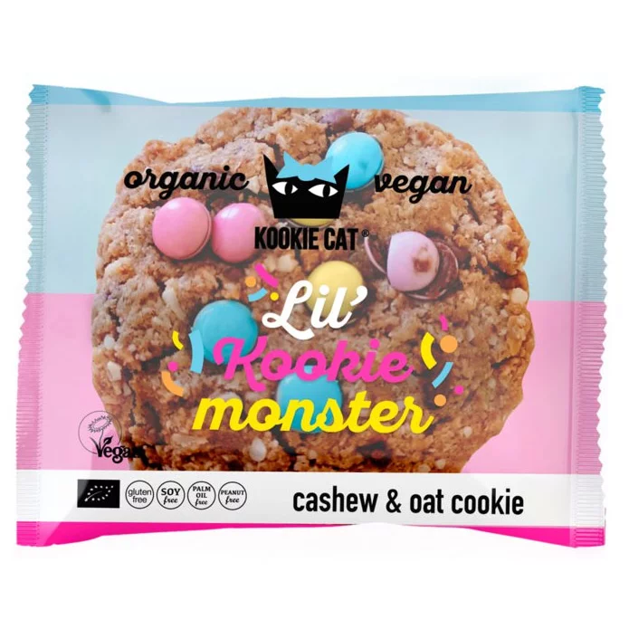 Kookie Cat zabkeksz 50g cukorkás csokidarabok