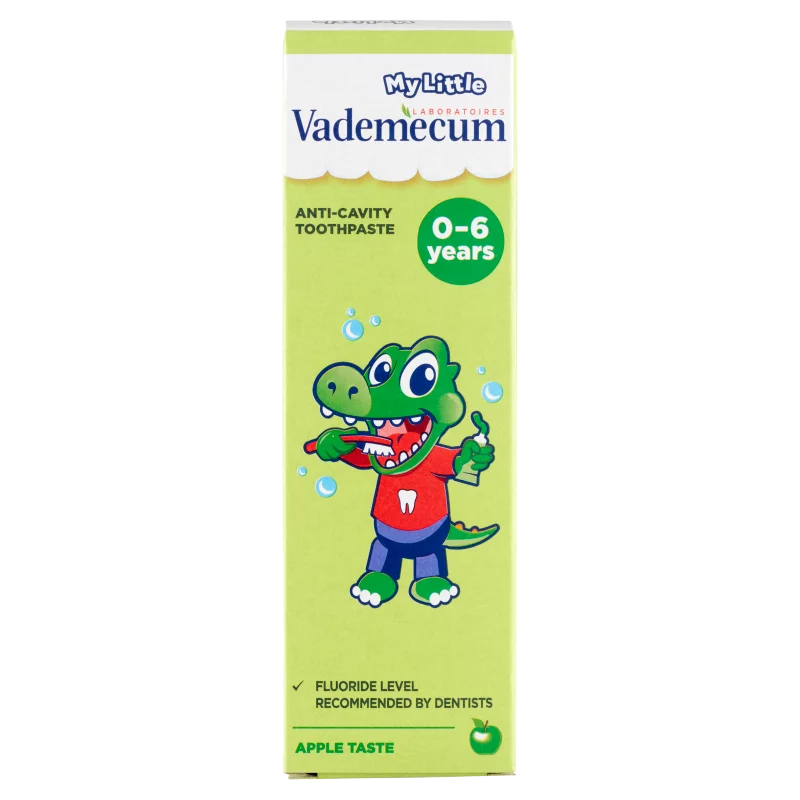 Vademecum Junior almaízű fogkrém 0-6 éves korig 50 ml