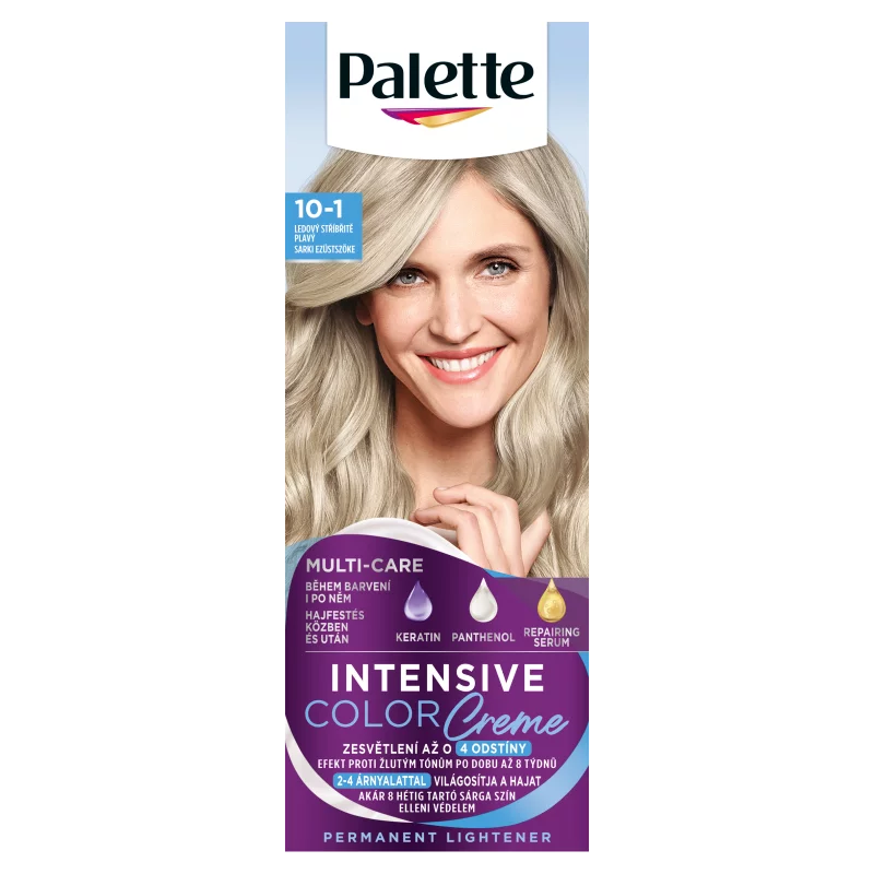 Palette Intensive Color Creme tartós hajfesték 10-1 Sarki ezüstszőke