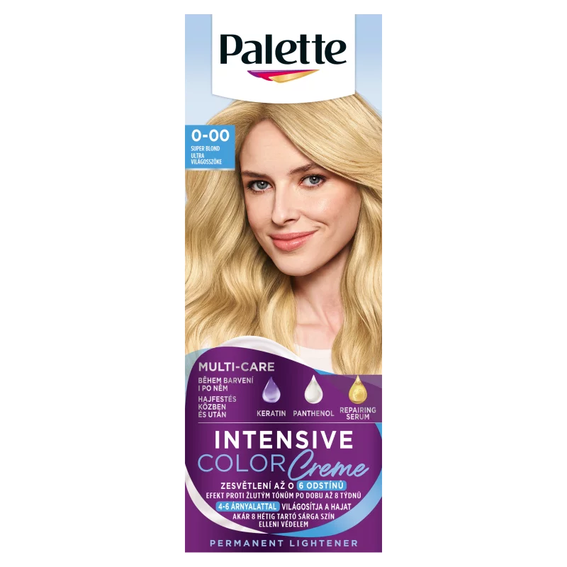Palette Intensive Color Creme tartós hajfesték 0-00 ultra világosszőke