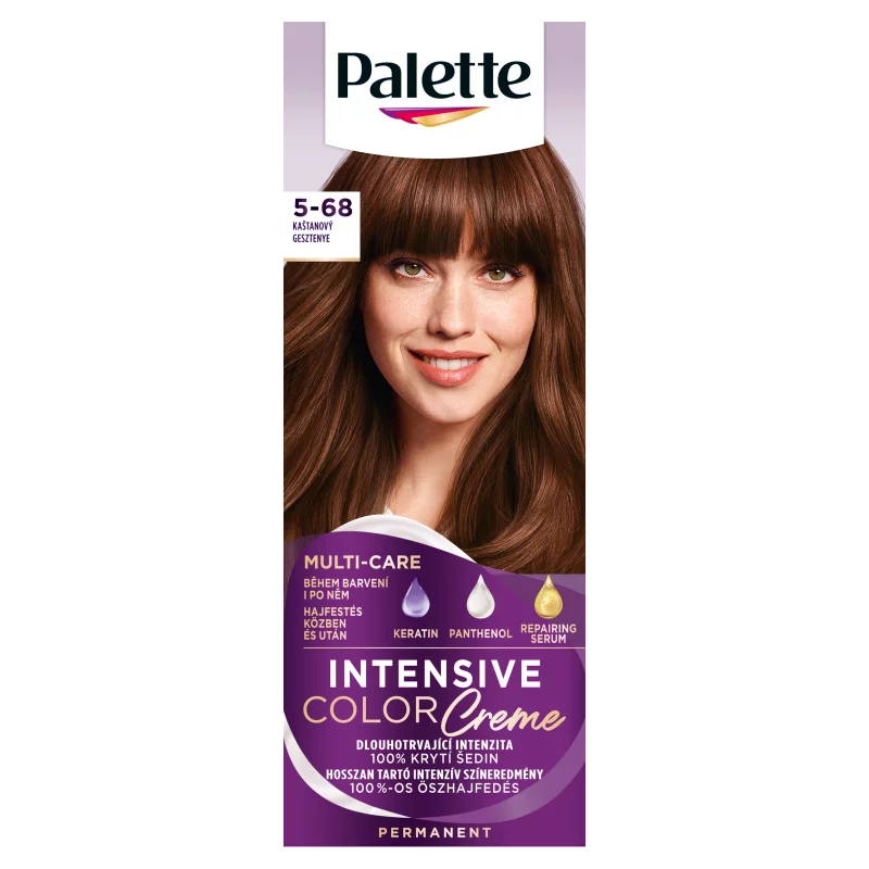 Palette Intensive Color Creme tartós hajfesték 5-68 gesztenye