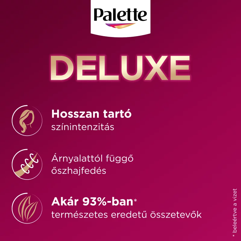 Palette Deluxe 5-88 Intenzív vörös violett tartós hajfesték