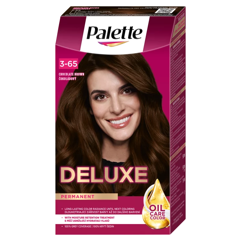 Palette Deluxe 3-65 csokoládé tartós hajfesték