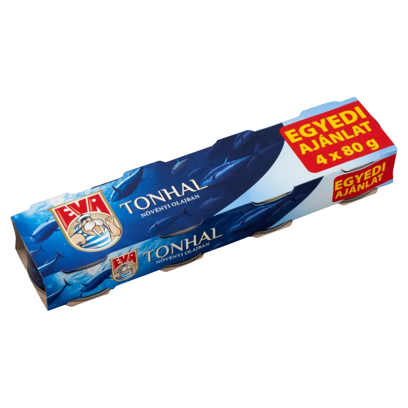 Eva tonhal növényi olajban 4 x 80 g (320 g)