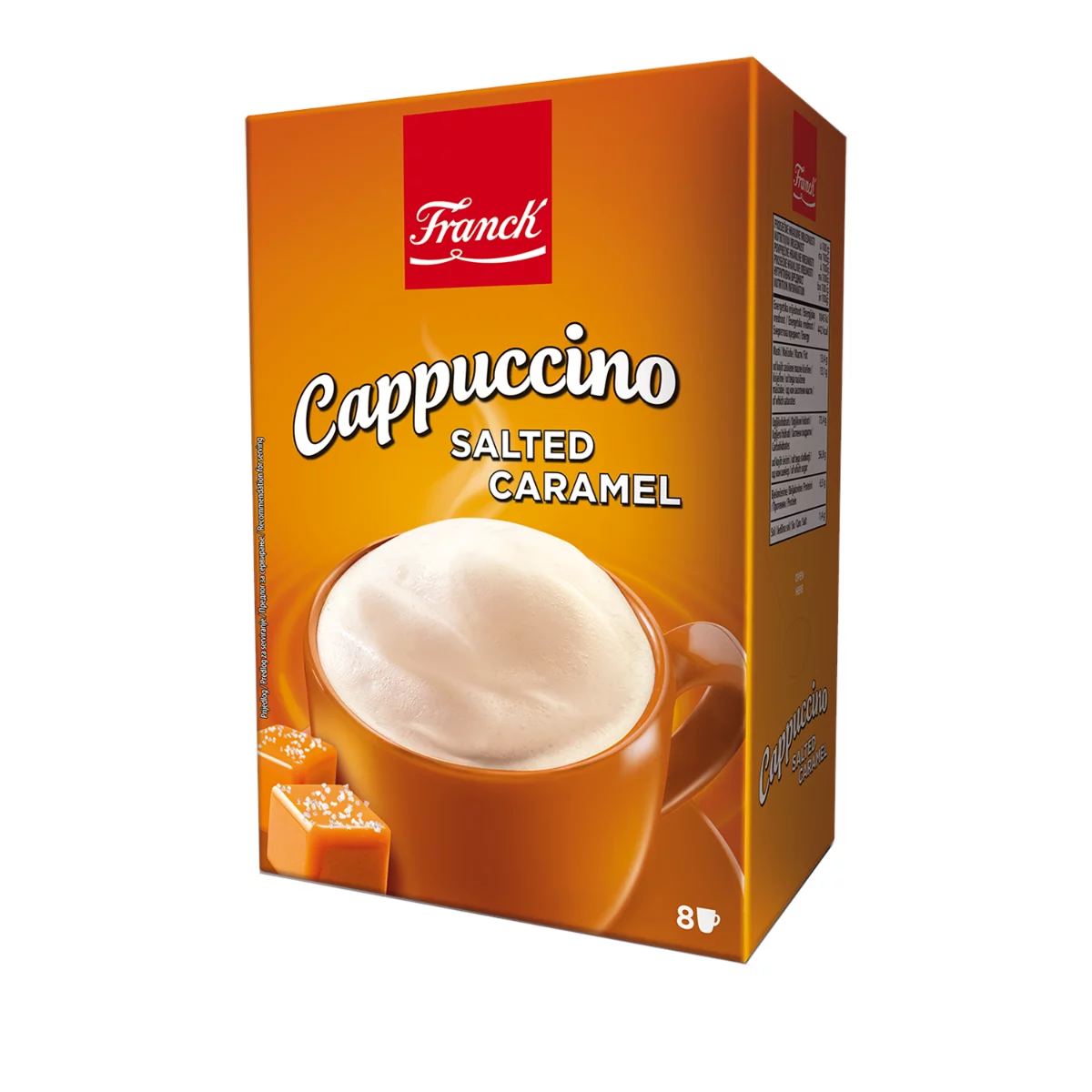Franck instant cappuccino 8x18,5g Sós karamell