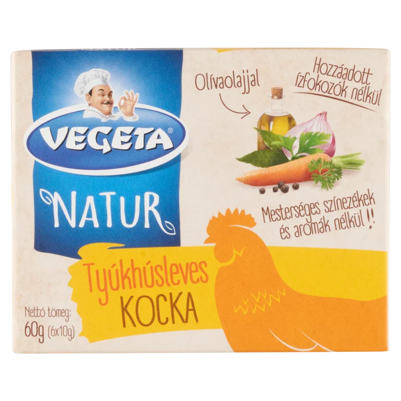 Vegeta Natur tyúkhúsleves kocka 6 x 10 g (60 g)