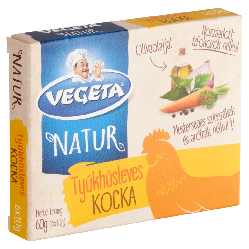 Vegeta Natur tyúkhúsleves kocka 6 x 10 g (60 g)