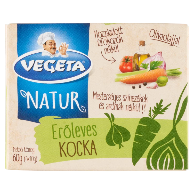 Vegeta Natur erőleves kocka 6 x 10 g (60 g)