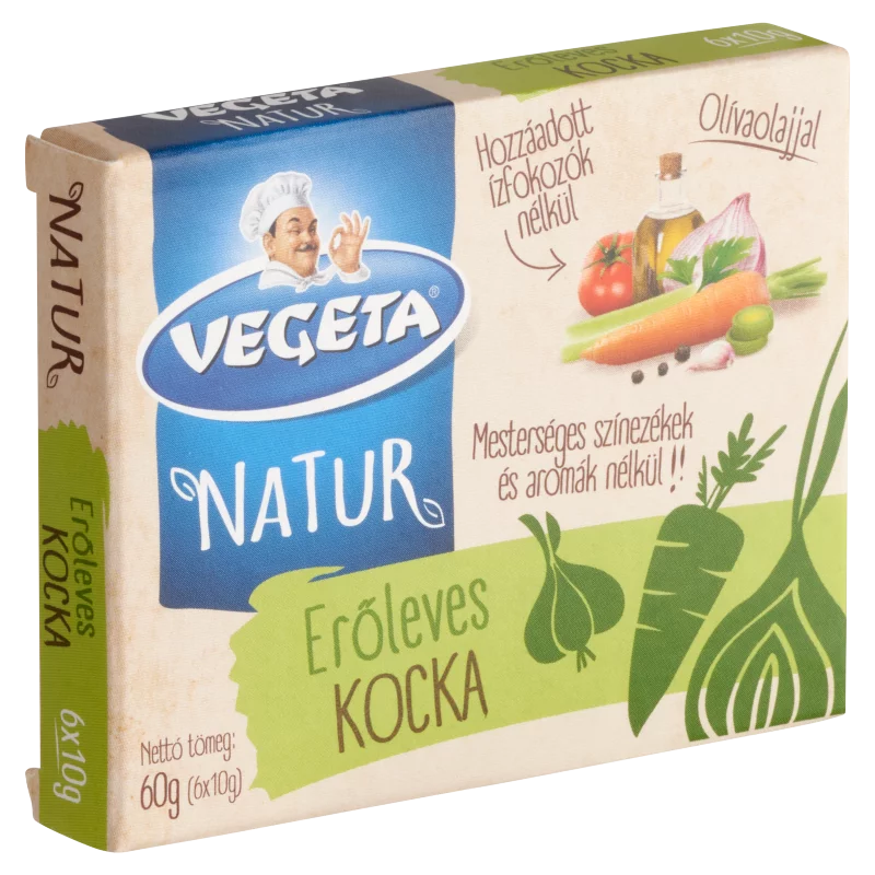 Vegeta Natur erőleves kocka 6 x 10 g (60 g)