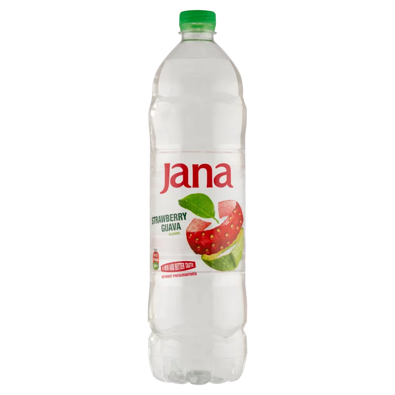 Jana eper és guava ízű, energiaszegény, szénsavmentes üdítőital 1,5 l