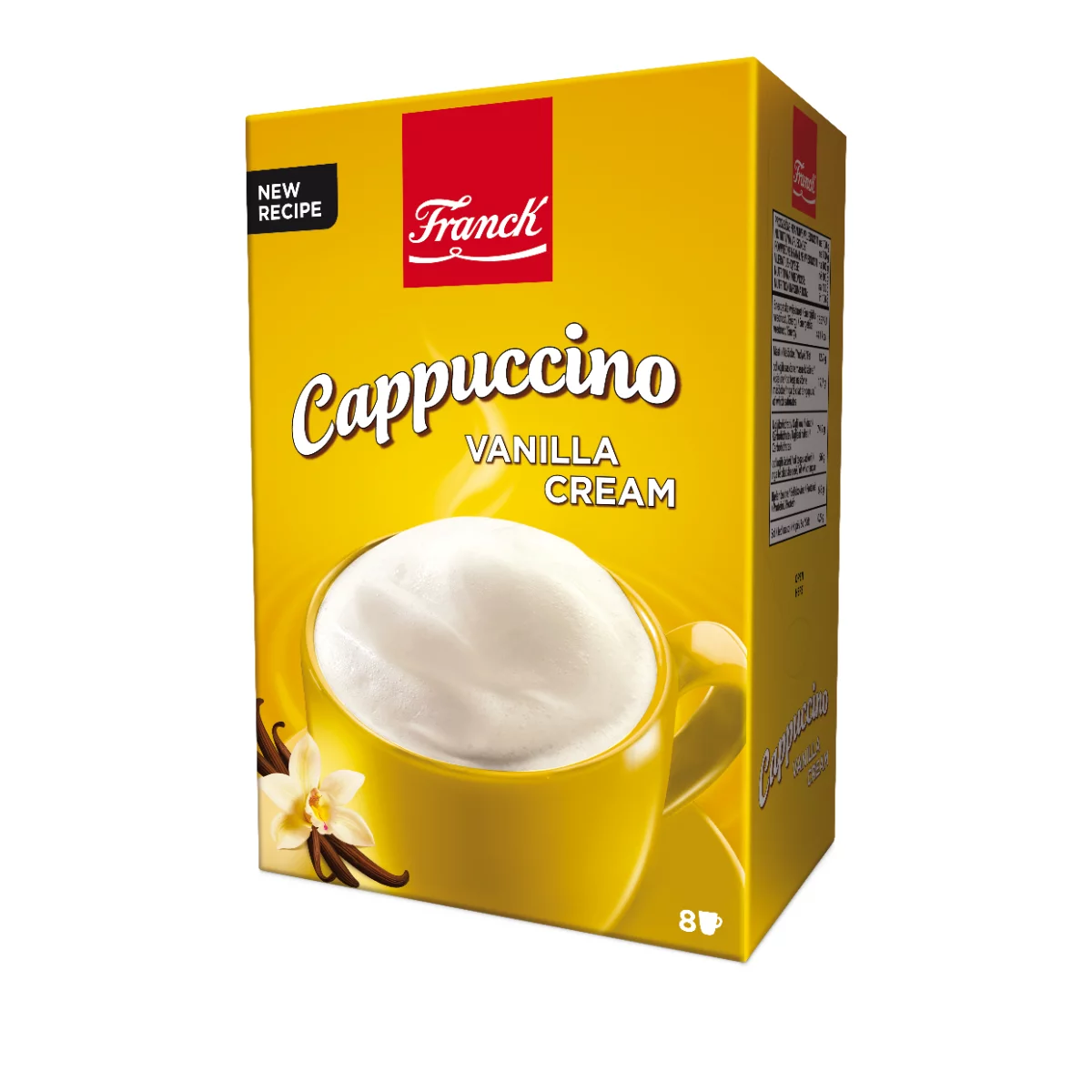 Franck instant cappuccino por 8x18,5g vanília ízű