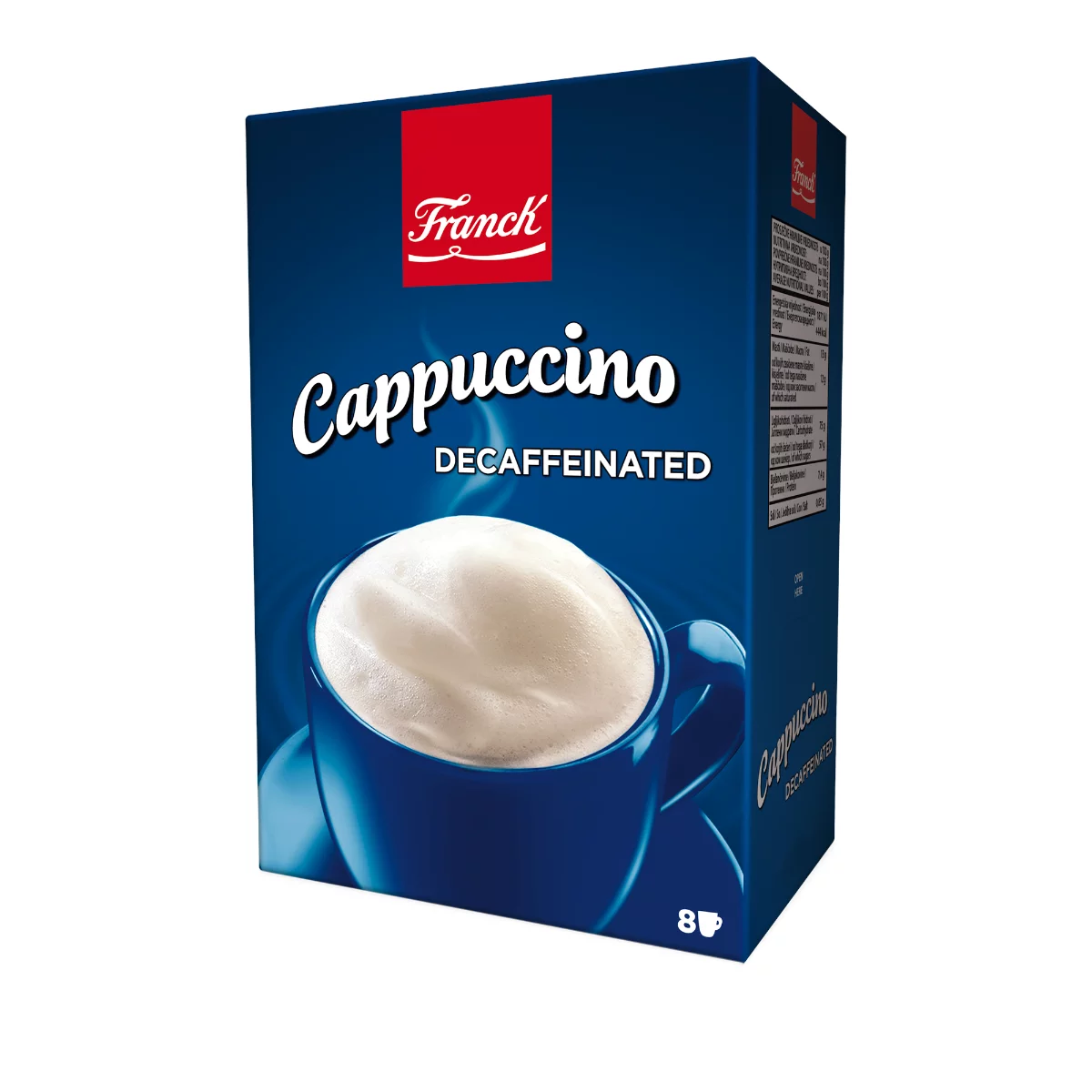 Franck instant cappuccino por 8x14g koffeinmentes