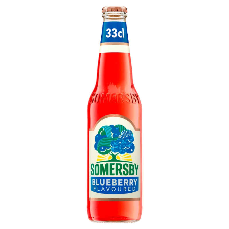 Somersby cider almalé alapú szénsavas, alkoholos ital kék áfonya ízesítéssel 4,5% 330 ml
