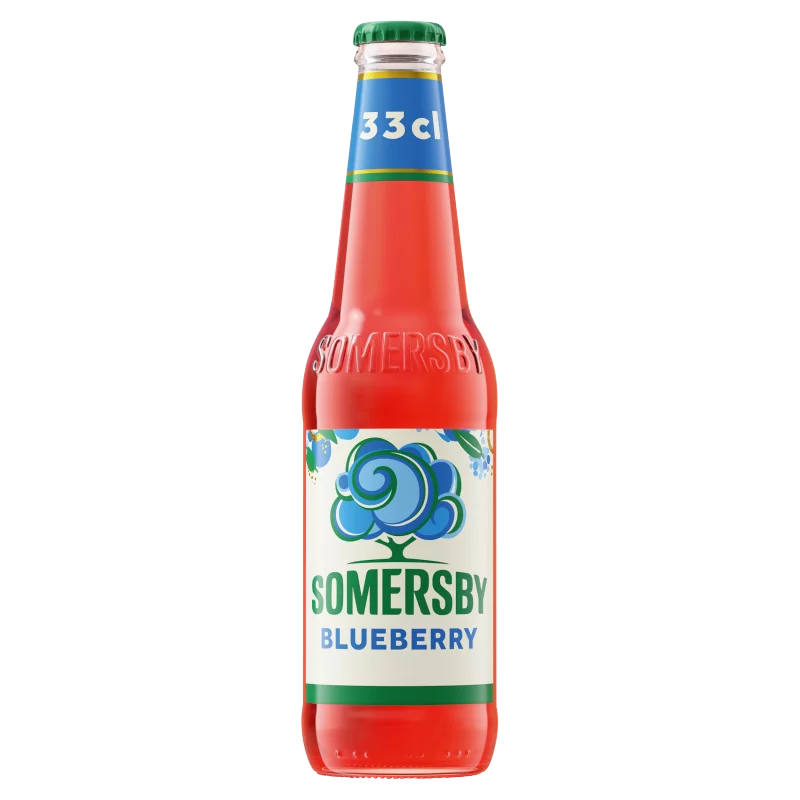 Somersby Blueberry cider almalé alapú szénsavas, alkoholos ital kékáfonya ízesítéssel 4,5% 330 ml